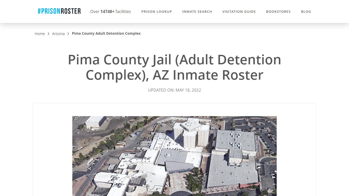 Pima County Jail (Adult Detention Complex), AZ Inmate Roster